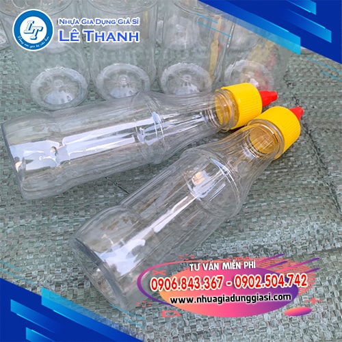 Chai nhựa đựng tương nhỏ gọn Chai nhựa đựng tương nhỏ gọn