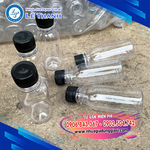 Chai nhựa PET 100ml độ bền cao Chai nhựa PET 100ml độ bền cao