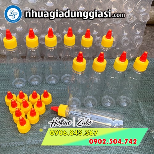 Chai nhựa PET đựng tương ớt giá sỉ tốt Chai nhựa PET đựng tương ớt giá sỉ tốt