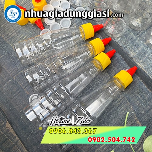 Chai nhựa PET đựng tương ớt Chai nhựa PET đựng tương ớt
