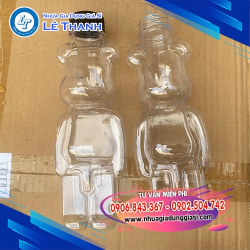Chai nhựa PET hình gấu Chai nhựa PET hình gấu