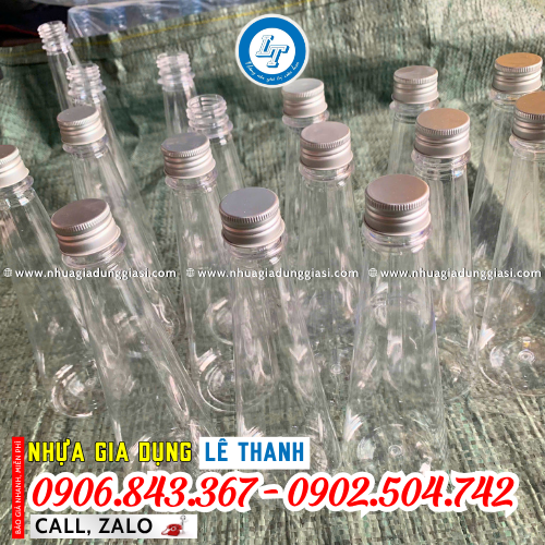 Chai nhựa tam giác trong suốt Chai nhựa tam giác trong suốt