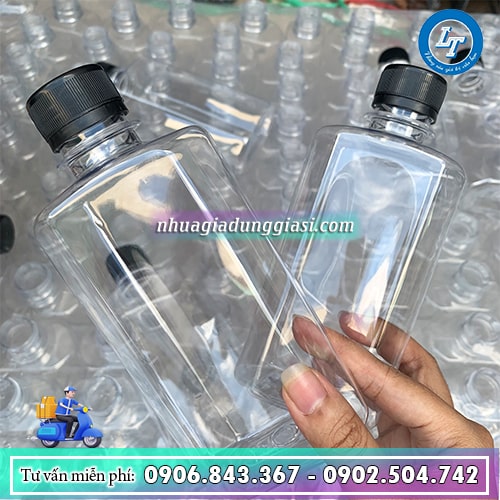 Chai nhựa vuông dẹp Chai nhựa vuông dẹp