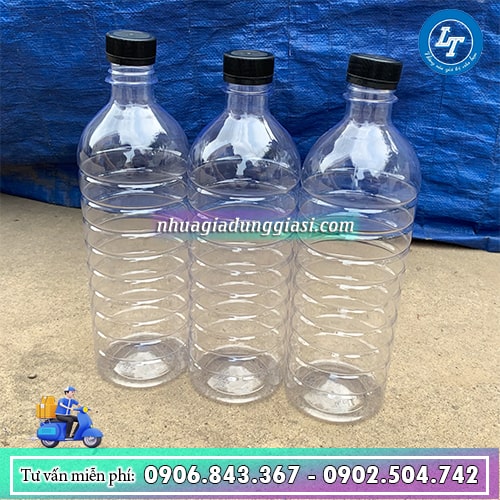 Chai nhựa xoắn 1 lít Chai nhựa xoắn 1 lít