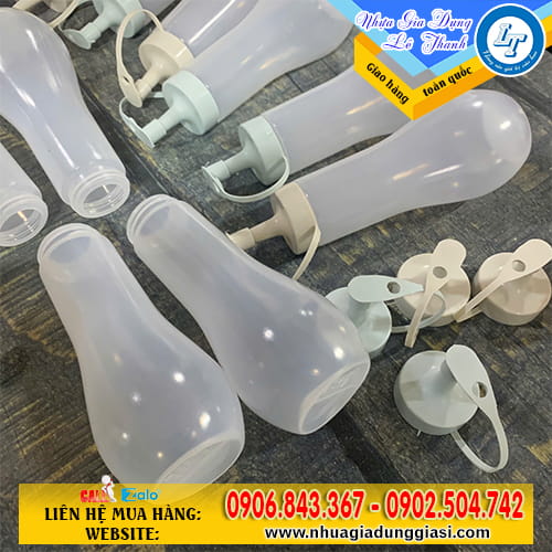 Chai tương bầu nhựa chính phẩm Chai tương bầu nhựa chính phẩm