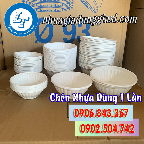 Chén nhựa dùng 1 lần giá sỉ