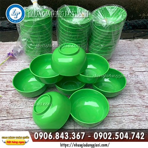 Chén nhựa mica màu xanh Chén nhựa mica màu xanh
