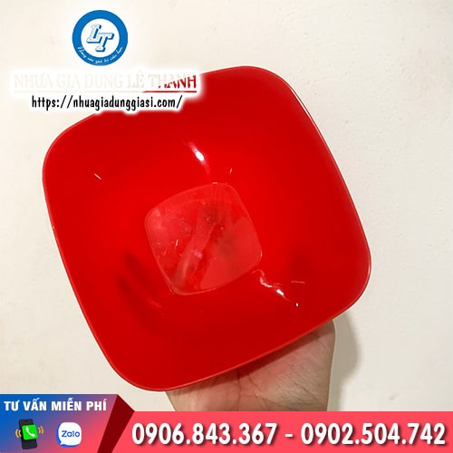 Chén nhựa tô nhựa vuông Chén nhựa tô nhựa vuông
