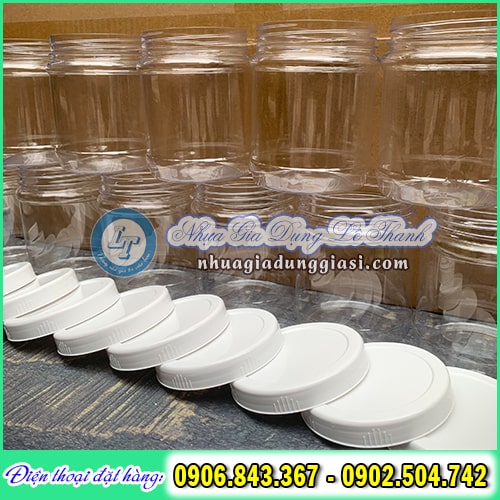 Chuyên bán hũ nhựa tròn nắp trắng giá rẻ nhất Chuyên bán hũ nhựa tròn nắp trắng giá rẻ nhất