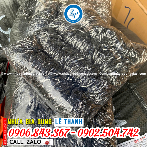 Cước sắt chùi nồi đóng gọn gàng Cước sắt chùi nồi đóng gọn gàng