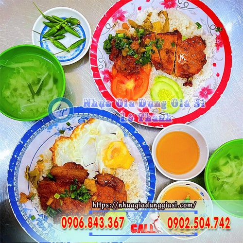 Dĩa bán cơm bền đẹp Dĩa bán cơm bền đẹp