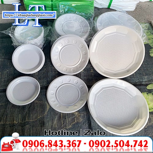 Dĩa nhựa dùng 1 lần nhiều kích cỡ Dĩa nhựa dùng 1 lần nhiều kích cỡ