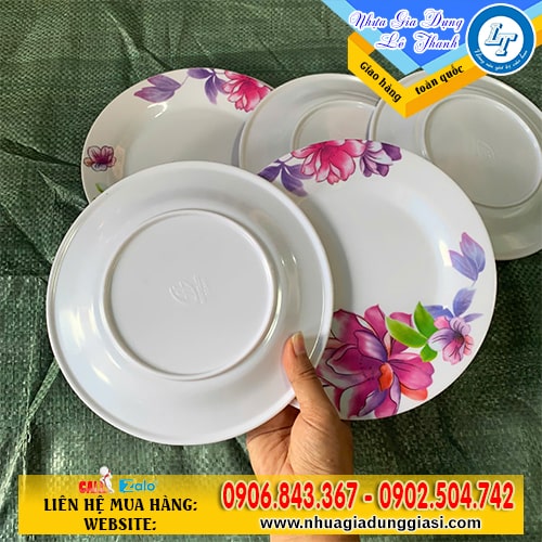 Dĩa tròn bông Dĩa tròn bông