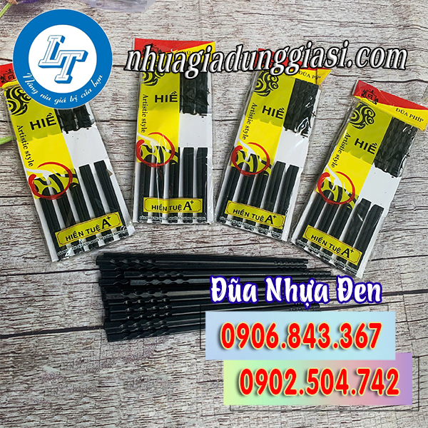 Đũa nhựa đen giá rẻ