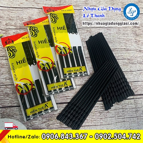 Đũa nhựa đen Đũa nhựa đen