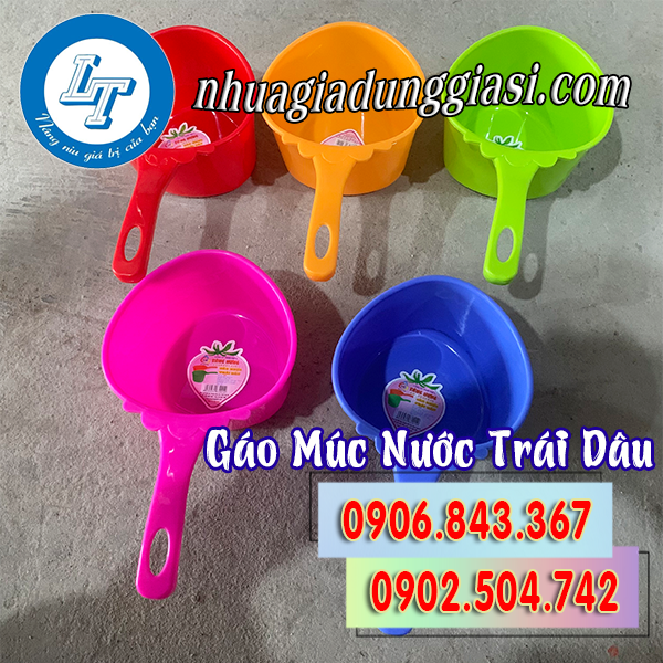 Gáo múc nước trái dâu giá sỉ