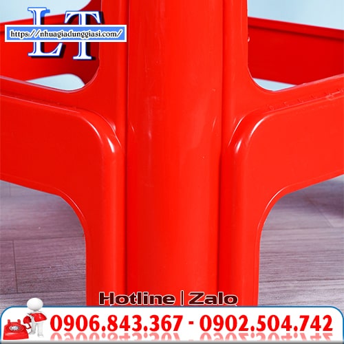 Ghế nhựa cao bo tròn không có góc cạnh