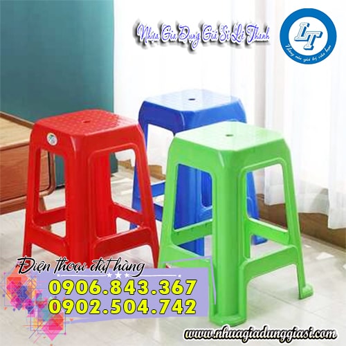 Ghế nhựa cao màu sắc nổi bật đa dạng Ghế nhựa cao màu sắc nổi bật đa dạng