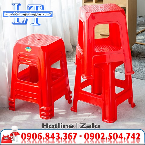 Ghế nhựa cao xếp chồng dễ dàng tiết kiệm không gian