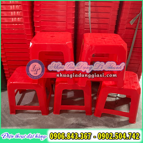 Ghế nhựa lùn bi độ bền cao Ghế nhựa lùn bi độ bền cao