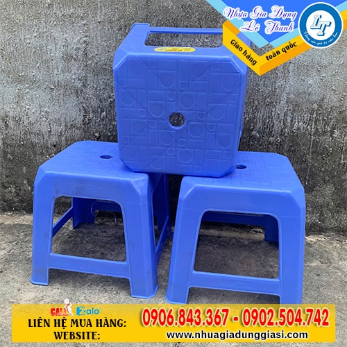 Ghế nhựa lùn chắc chắn chịu lực Ghế nhựa lùn chắc chắn chịu lực