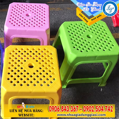 Ghế nhựa lùn màu đẹp nổi bật Ghế nhựa lùn màu đẹp nổi bật
