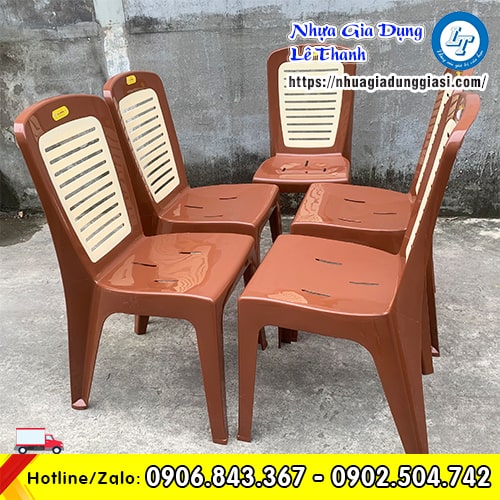 Ghế nhựa sọc ngang hai màu Ghế nhựa sọc ngang hai màu