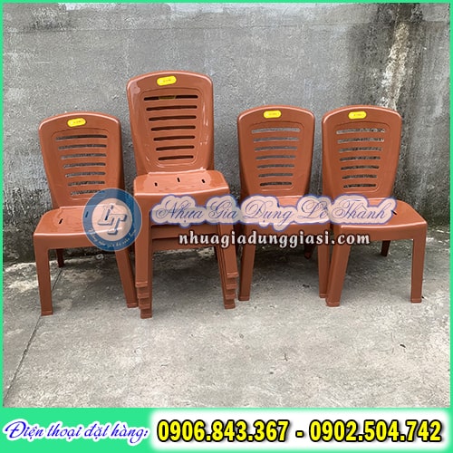 Ghế nhựa sọc ngang Ghế nhựa sọc ngang