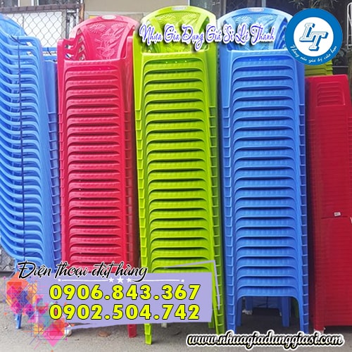 Ghế nhựa tựa lưng đủ kiểu đủ màu giá rẻ Ghế nhựa tựa lưng đủ kiểu đủ màu giá rẻ