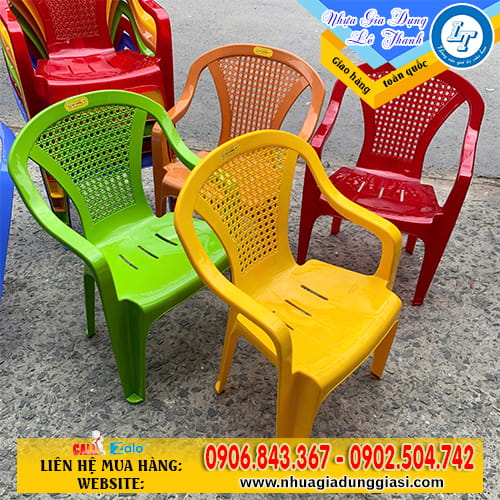 Ghế nhựa tựa lưng đủ màu Ghế nhựa tựa lưng đủ màu