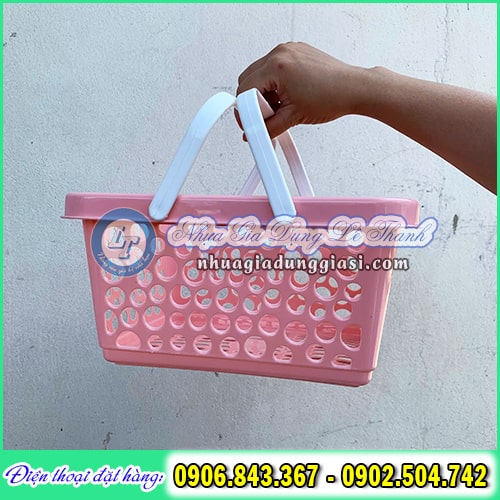 Giỏ nhựa chữ nhật có quai Giỏ nhựa chữ nhật có quai