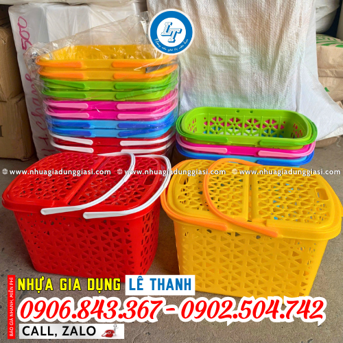 Giỏ nhựa đa năng size trung Giỏ nhựa đa năng size trung