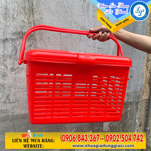 Giỏ nhựa đựng quần áo gọn nhẹ Giỏ nhựa đựng quần áo gọn nhẹ
