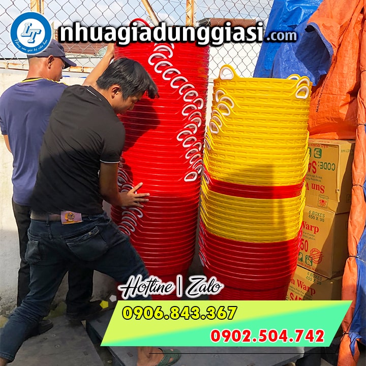 Giỏ nhựa đựng sầu riêng giao nhanh