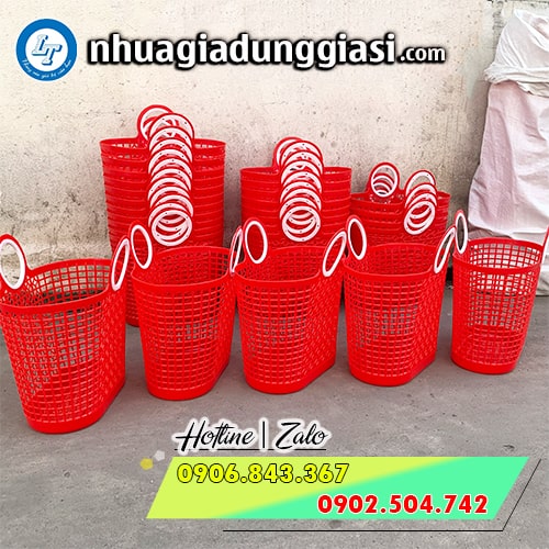 Giỏ nhựa nhỏ đi chợ dẻo dai bền bỉ Giỏ nhựa nhỏ đi chợ dẻo dai bền bỉ