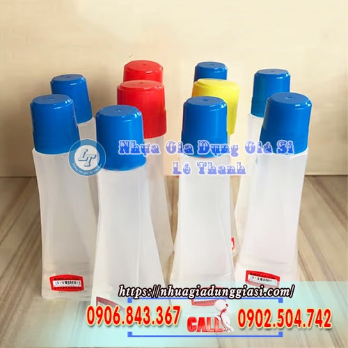 Hồ nước keo nước dán giấy lọ nhựa trong suốt