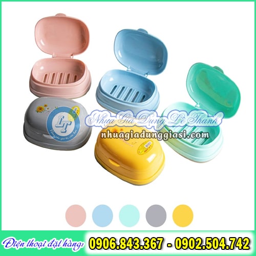 Hộp đựng xà bông nắp liền Hộp đựng xà bông nắp liền