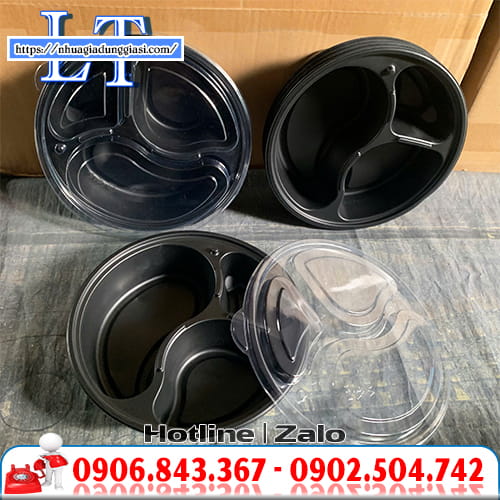 Hộp nhựa 3 ngăn an toàn Hộp nhựa 3 ngăn an toàn