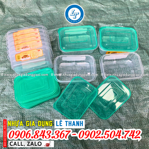 Hộp nhựa chữ nhật chịu nhiệt an toàn Hộp nhựa chữ nhật chịu nhiệt an toàn