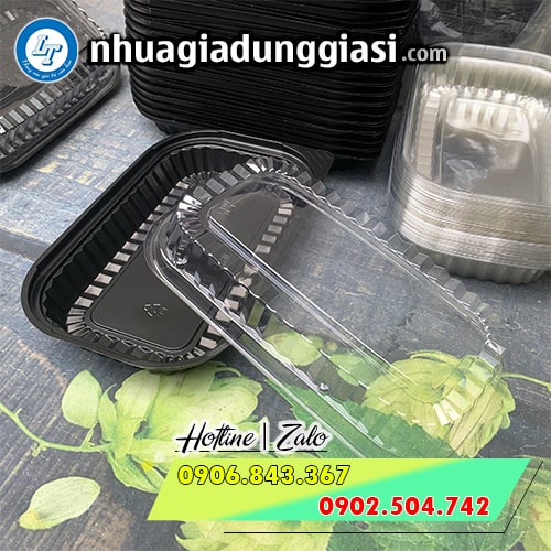 Hộp nhựa đế đen HT17 an toàn sức khỏe Hộp nhựa đế đen HT17 an toàn sức khỏe