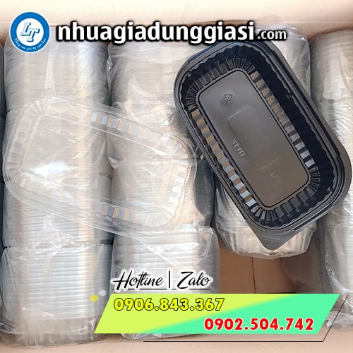 Hộp nhựa đế đen HT17 Hộp nhựa đế đen HT17