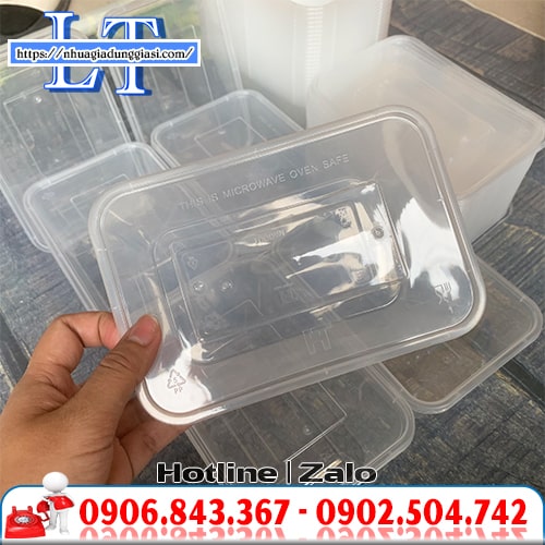 Hộp nhựa dùng 1 lần chịu nhiệt tốt Hộp nhựa dùng 1 lần chịu nhiệt tốt