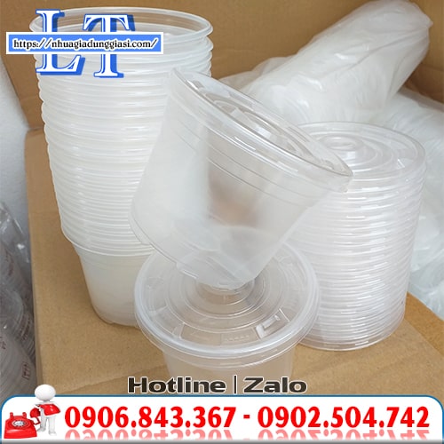 Hộp nhựa đựng cháo dinh dưỡng có chân Hộp nhựa đựng cháo dinh dưỡng có chân