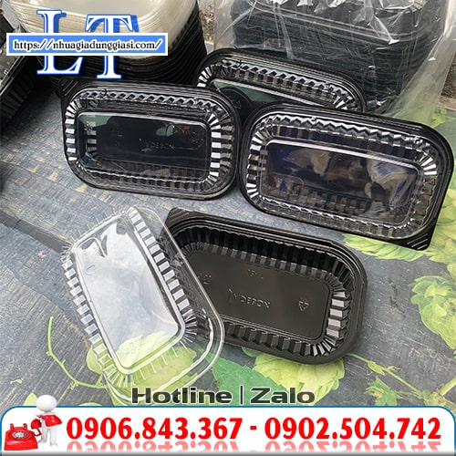 Hộp nhựa đựng cơm 1 ngăn Hộp nhựa đựng cơm 1 ngăn