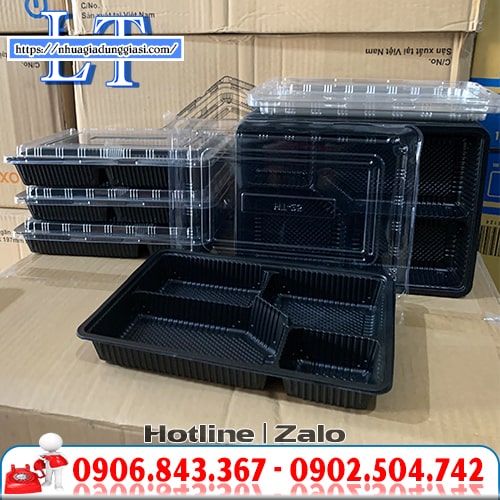 Hộp nhựa đựng cơm 4 ngăn Hộp nhựa đựng cơm 4 ngăn