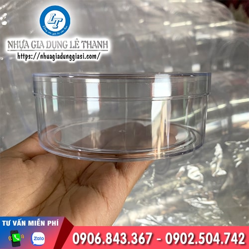 Hộp nhựa đựng hạt điều 250g Hộp nhựa đựng hạt điều 250g