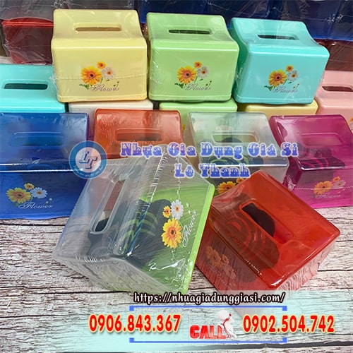 Hộp nhựa đựng khăn giấy mẫu mã đẹp giá rẻ Hộp nhựa đựng khăn giấy mẫu mã đẹp giá rẻ