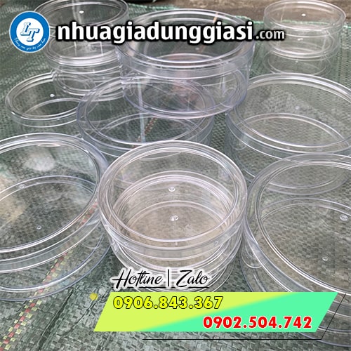 Hộp nhựa mica tròn giá rẻ chất lượng Hộp nhựa mica tròn giá rẻ chất lượng