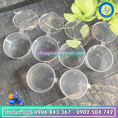 Hộp nhựa PP đựng nước chấm an toàn Hộp nhựa PP đựng nước chấm an toàn