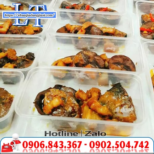 Hộp nhựa PP đựng thực phẩm mang đi Hộp nhựa PP đựng thực phẩm mang đi